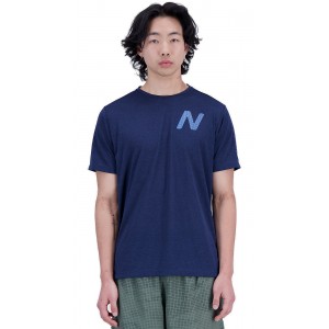 New Balance Camiseta Graphic Impact Run Short Sleeve